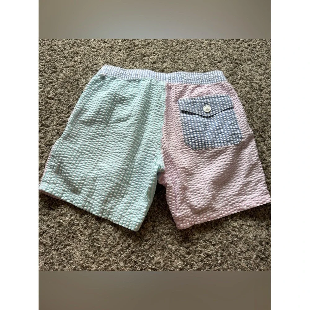 J. Crew Mint Green and Light Pink Seersucker Shorts